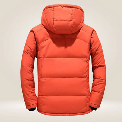 Cedric Weatherproof Winter Down Jacket - Orange