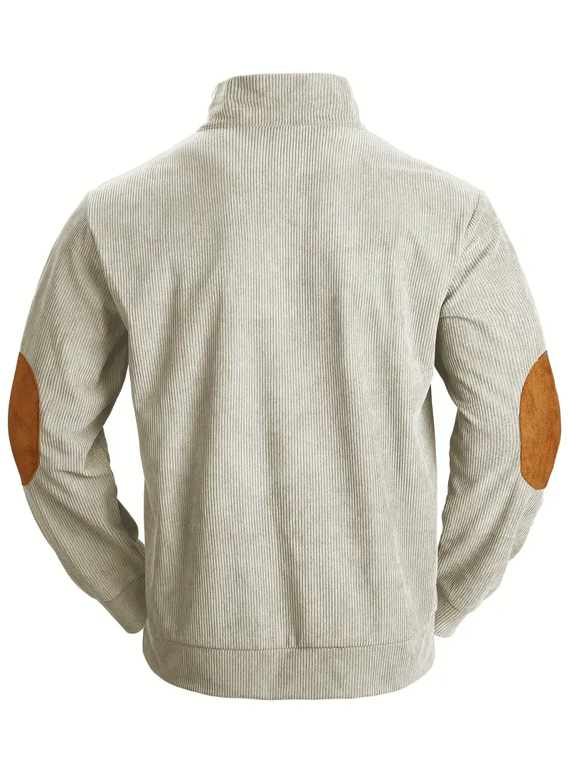 lorenzo corduroy sweater - apricot