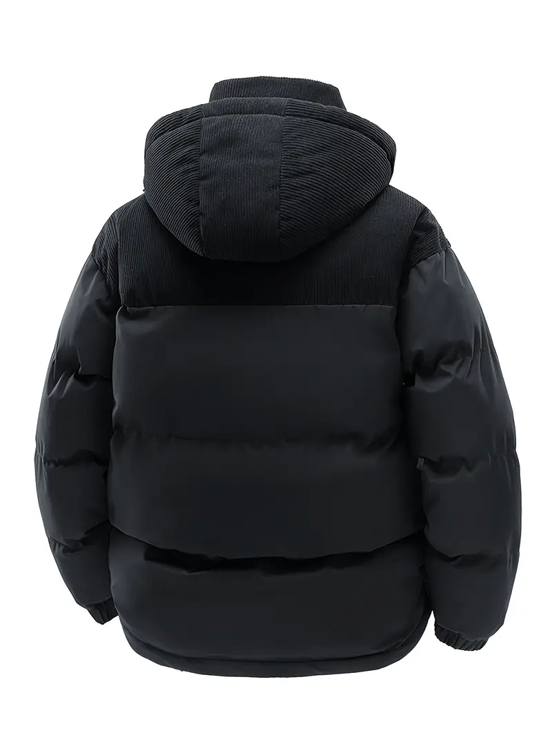 icebreaker hooded parka - black