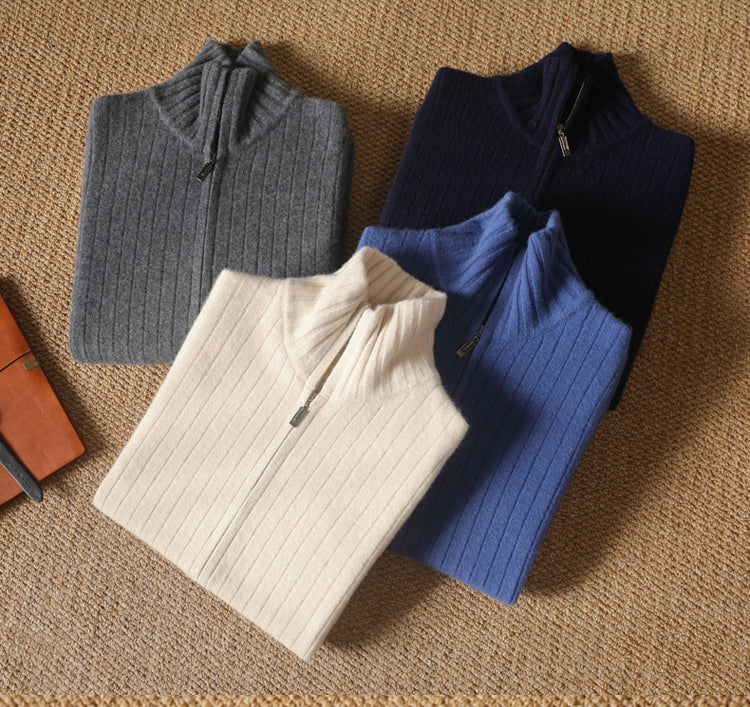 monaco cashmere sweater - blue