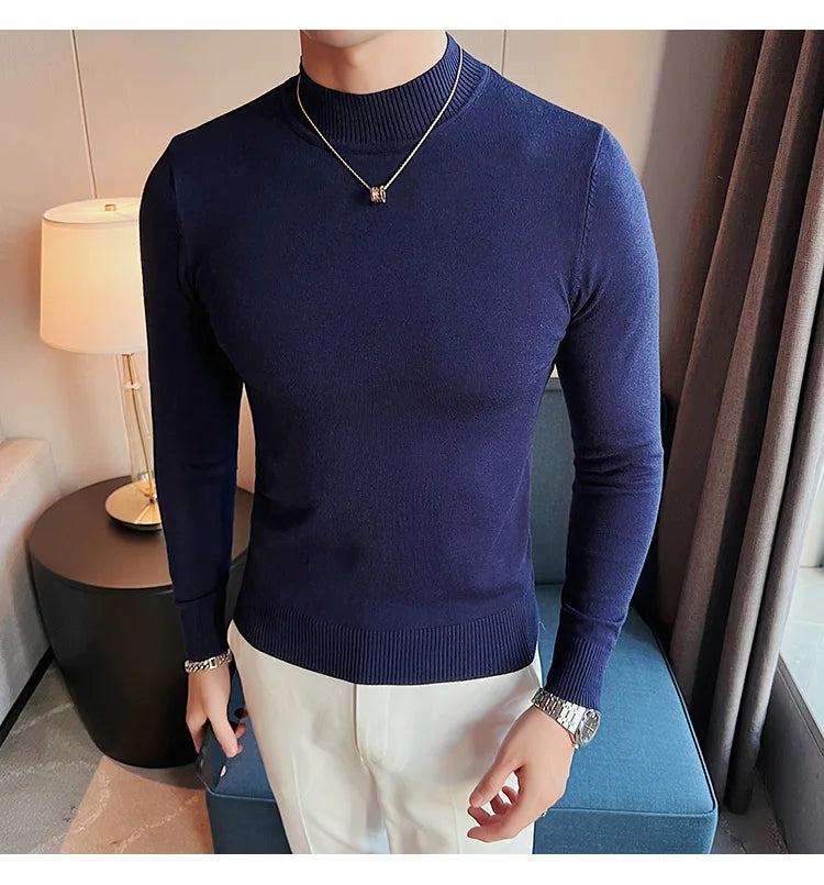 bruno sweater - navy blue