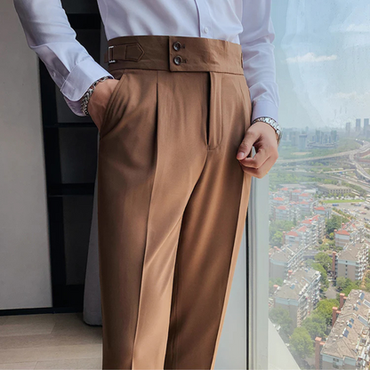 CARLO TROUSERS - Brown