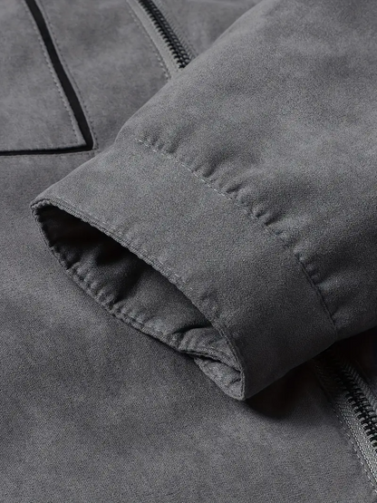 JOSE BOMBER JACKET - Dark grey