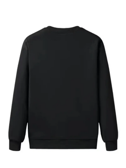 THERMAL FLEECE SWEATSHIRT - Black