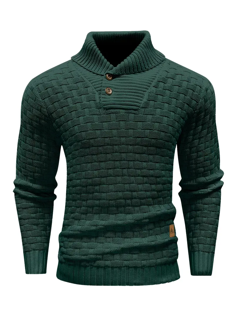 waffle sweater - green