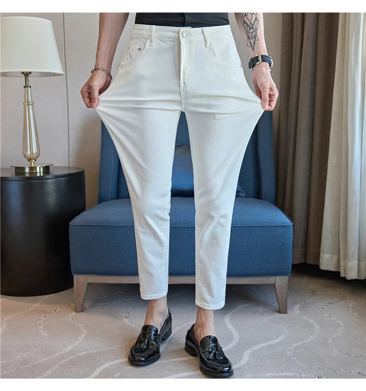 giuseppe jeans - white