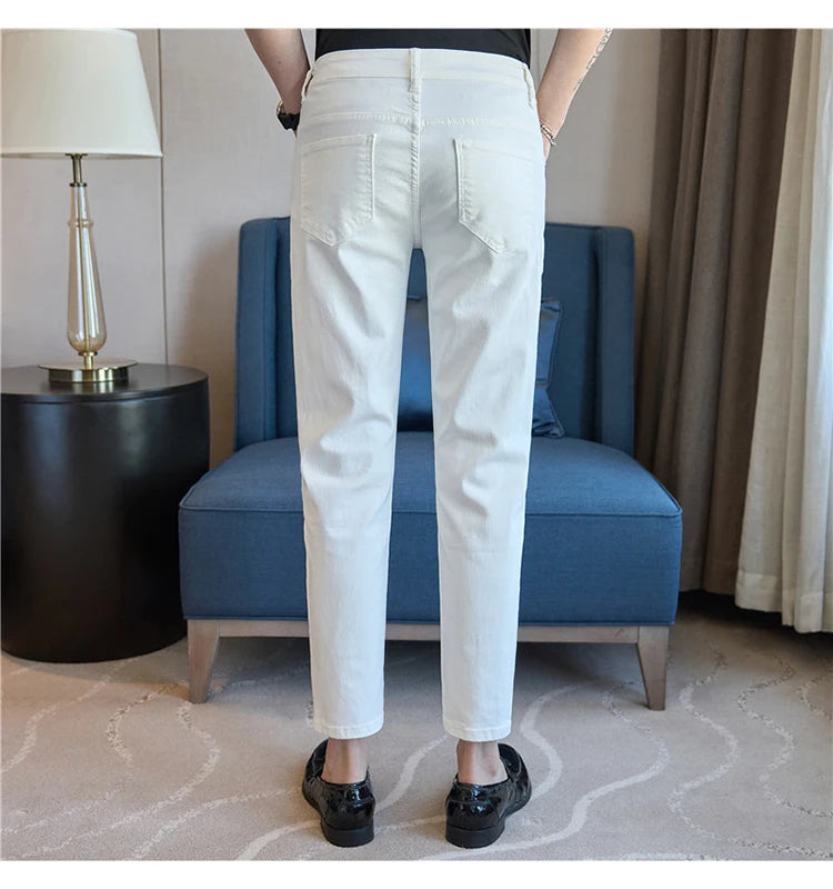 giuseppe jeans - white