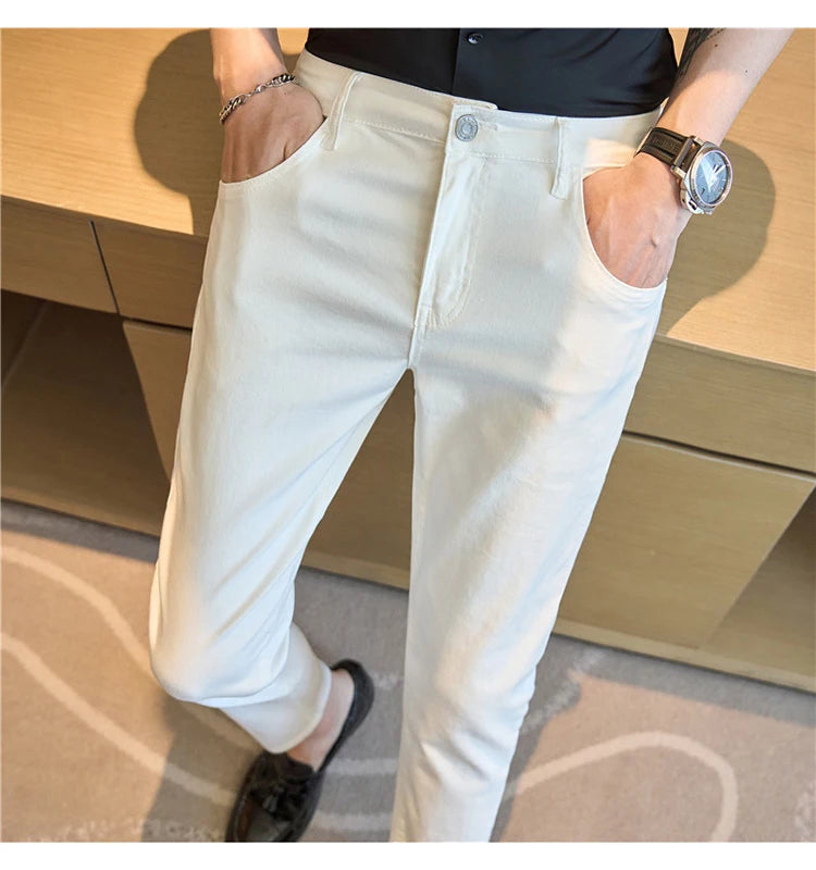 giuseppe jeans - white