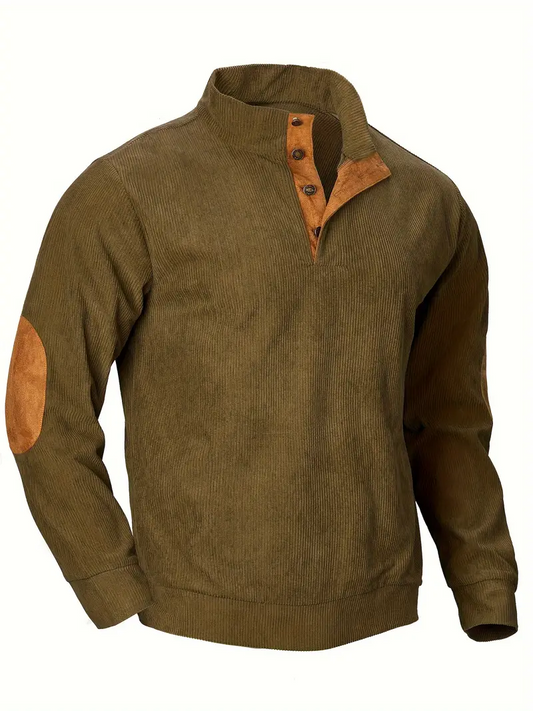 LORENZO CORDPULLOVER - Khaki