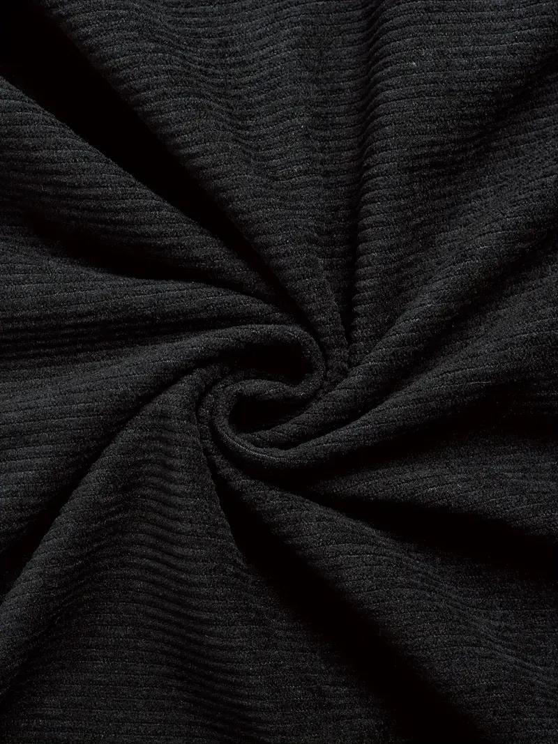 lorenzo corduroy sweater - black