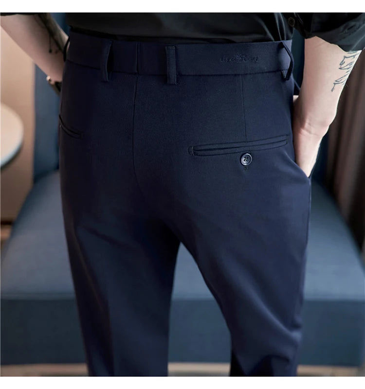 matteo trousers - navy blue