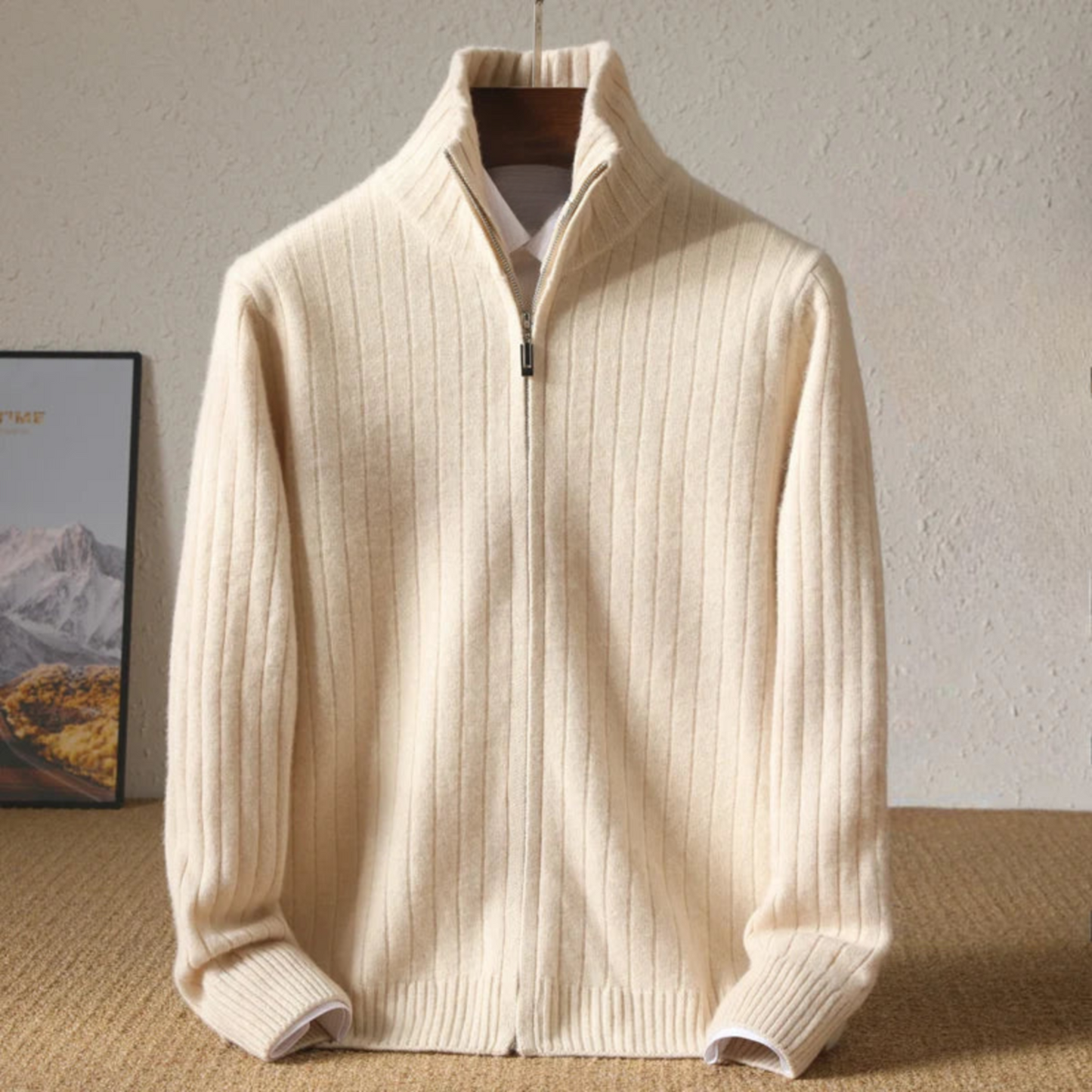 monaco cashmere sweater - beige