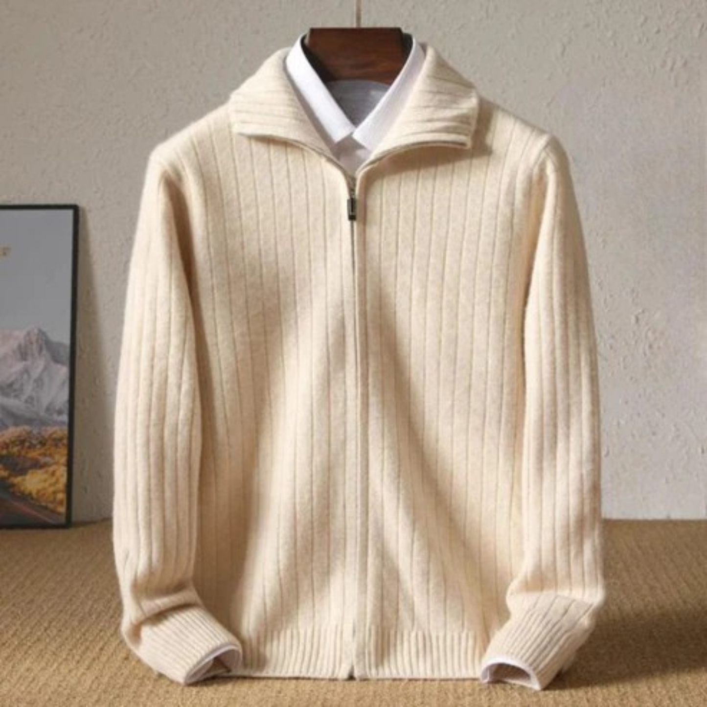 monaco cashmere sweater - beige