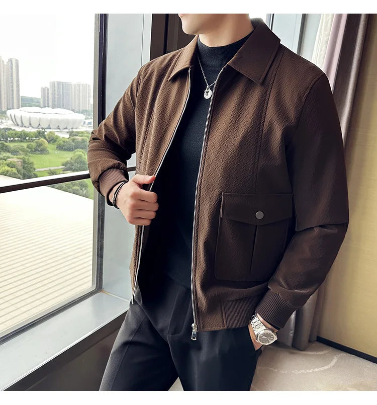 rino jacket - brown