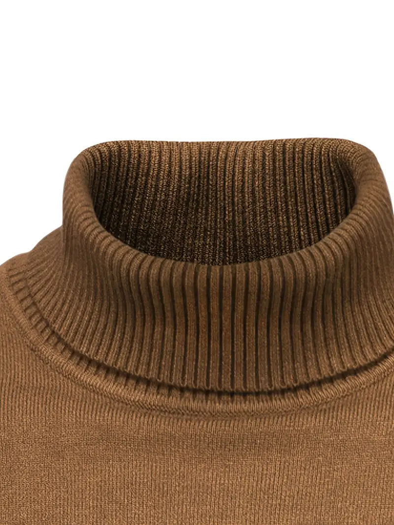 merino wool sweater - brown