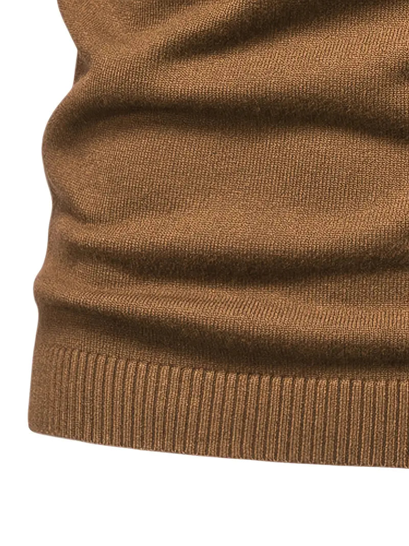 merino wool sweater - brown