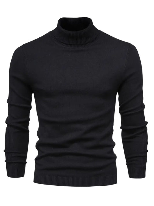 MERINO WOOL SWEATER - Black