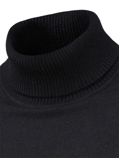 MERINO WOOL SWEATER - Black