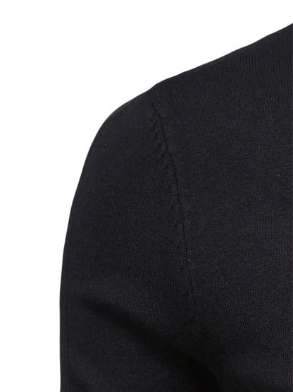 MERINO WOOL SWEATER - Black