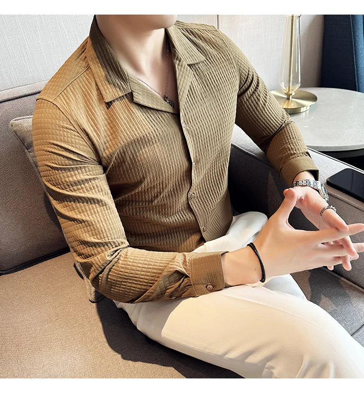 simone shirt - khaki