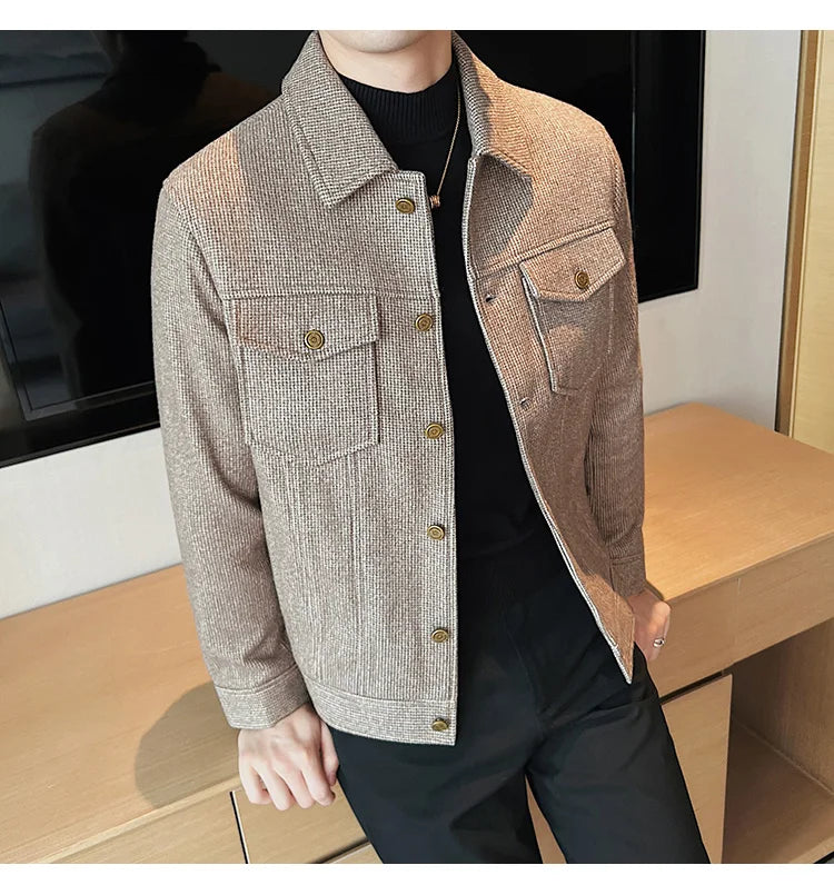 tommaso jacket - coffee