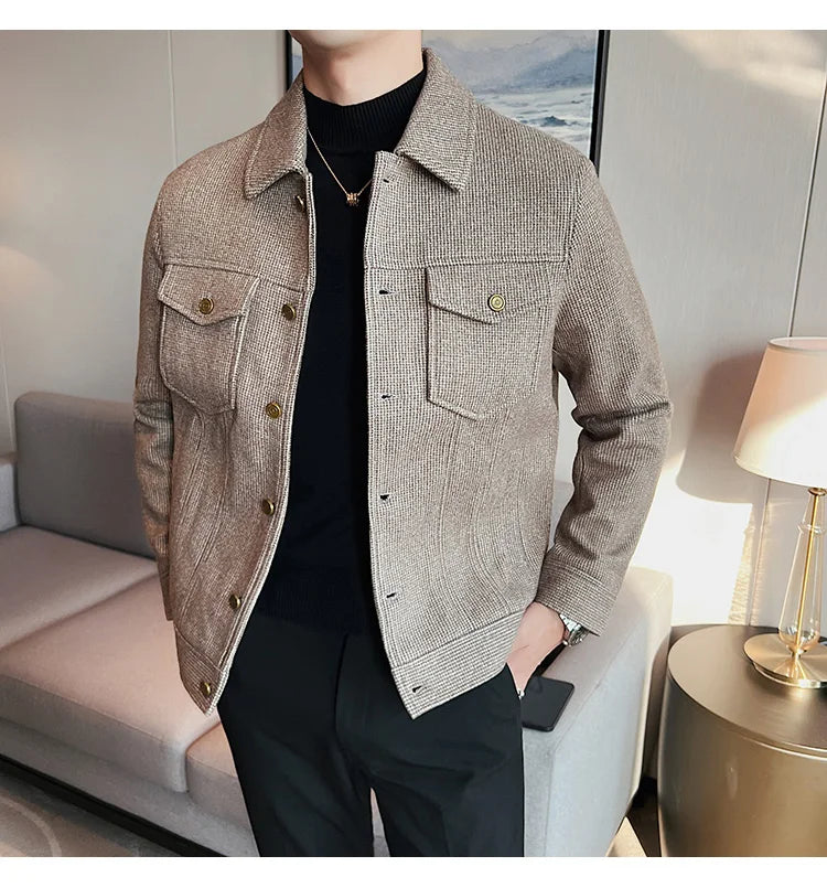 tommaso jacket - coffee