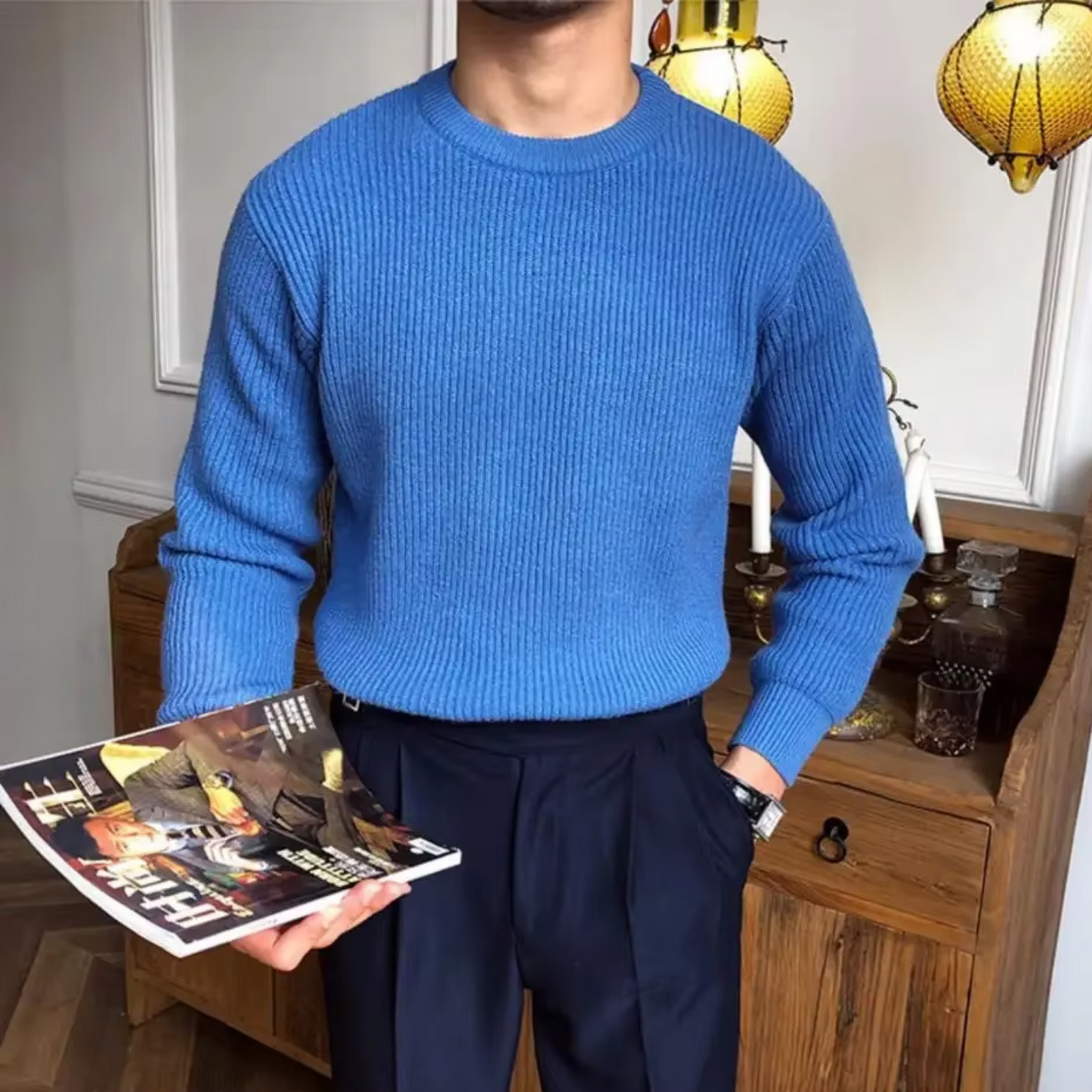 franco sweater - blue